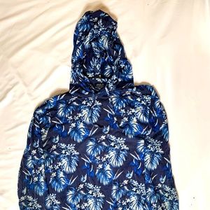 Polo Ralph Lauren Men's Blue Long Sleeve Hooded T-Shirt Size L